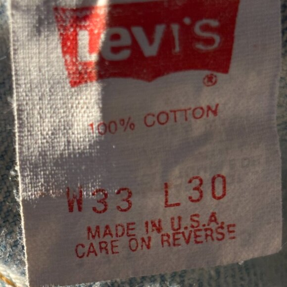 VINTAGE STONEWASH USA LEVIS 🔥 28/28 - Picture 15 of 16